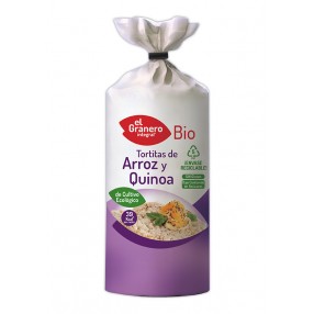 EL GRANERO INTEGRAL Tortitas de arroz y quinoa bolsa 100 grs